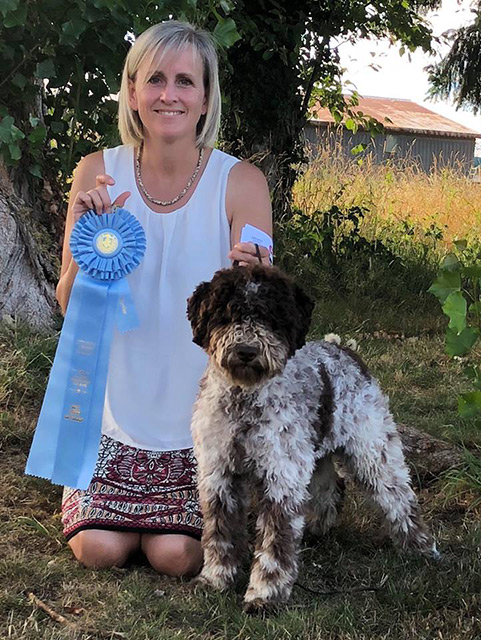 Lagotto Kennel's Grand Champion LK Champagne Charlie